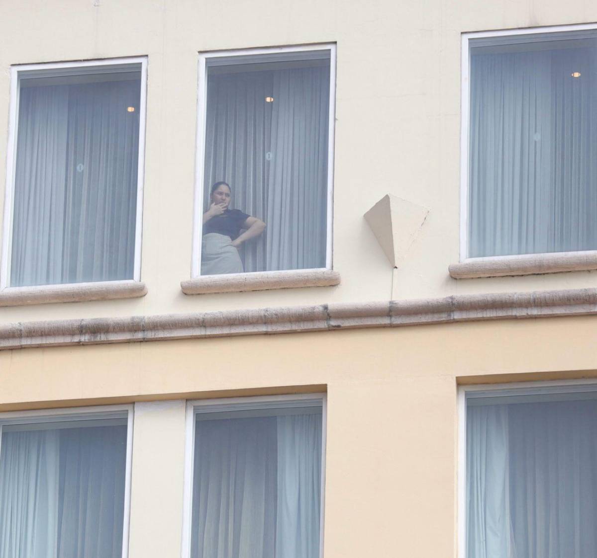 Ambiente en el hotel: Hondureños, nicaragüenses y un argentino a la espera de Messi