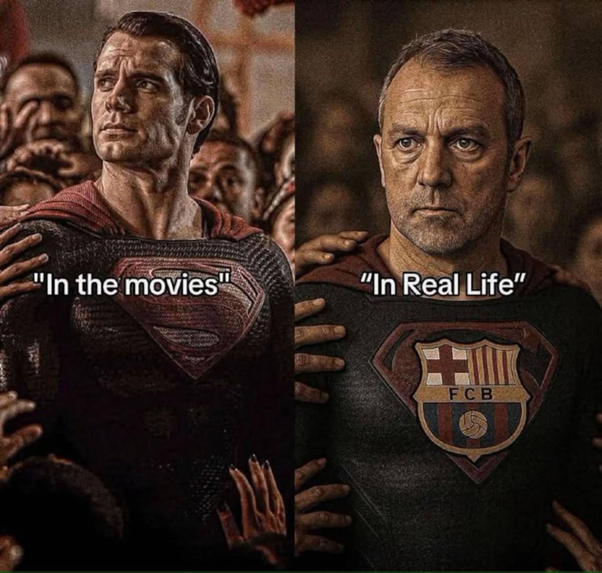 Barcelona sufre en los memes tras empatar con Inter: burlas al Real Madrid