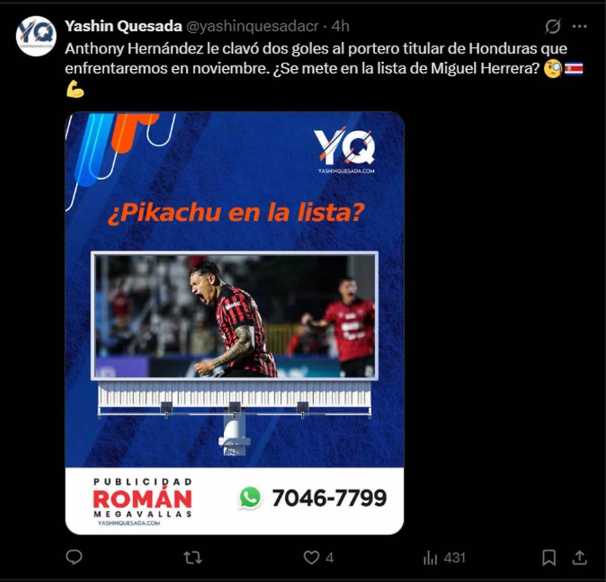 Alajuelense se sigue burlando de Olimpia, dardo de 'ChepeBomba' y Costa Rica advierte a Honduras