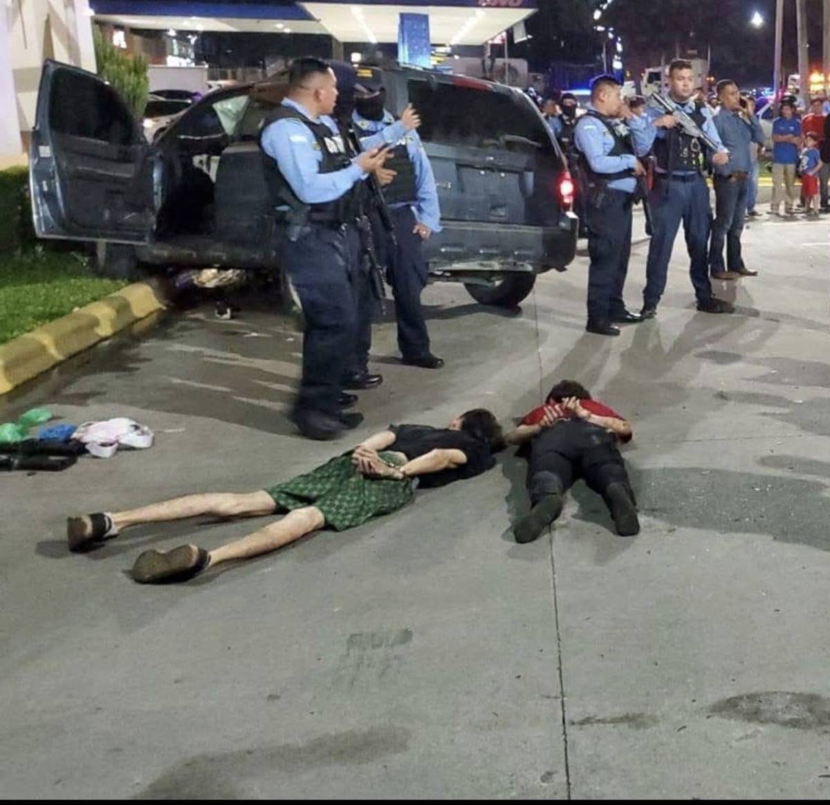 De película: la persecución que terminó en violento choque en San Pedro Sula