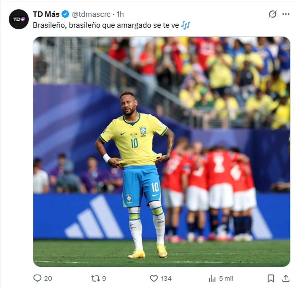 Brasil llora eliminación, señalan culpable, decisión de Neymar y en Argentina se burlan