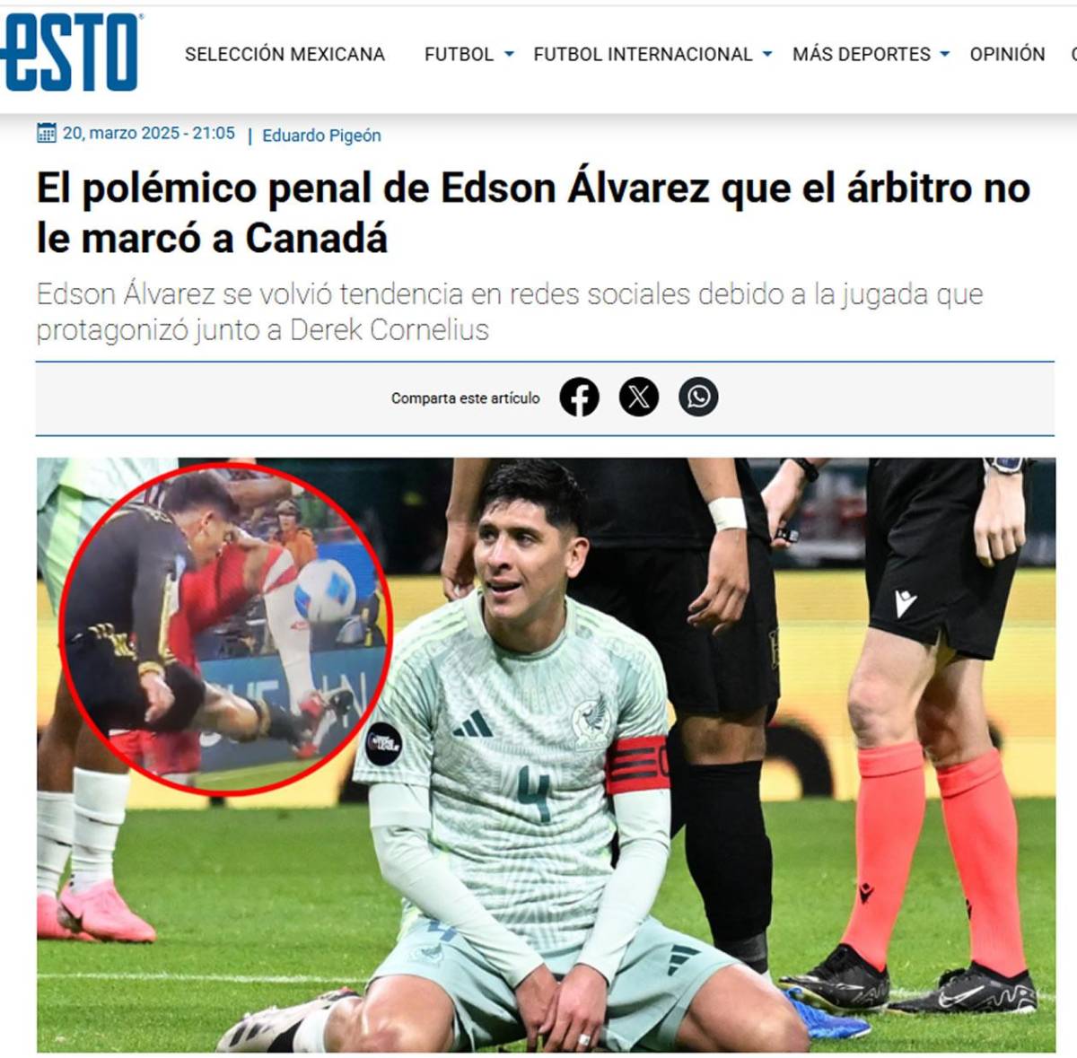 Faitelson habló: críticas a Saíd Martínez por ayudar a México vs Canadá