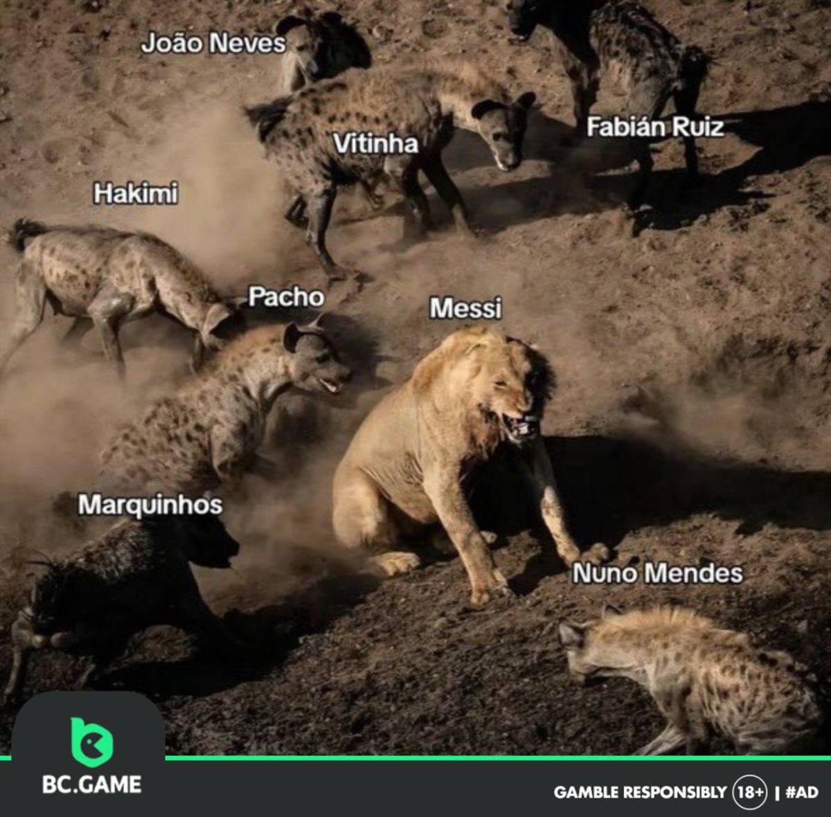 Messi es víctima de burlas: los crueles memes tras goleada del PSG al Inter Miami