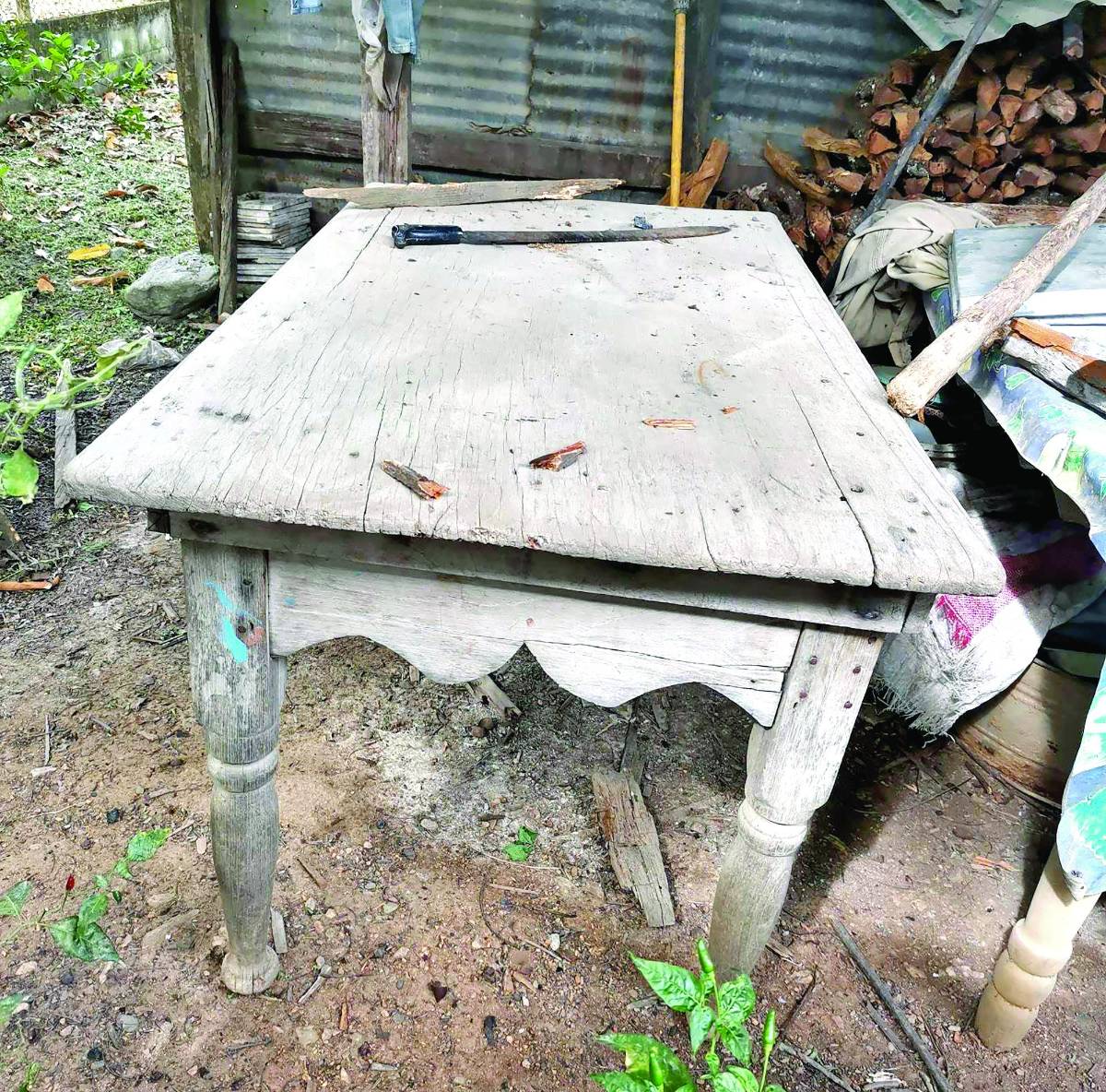 “La mesa de los muertos”, reliquia de la antigua Azacualpa