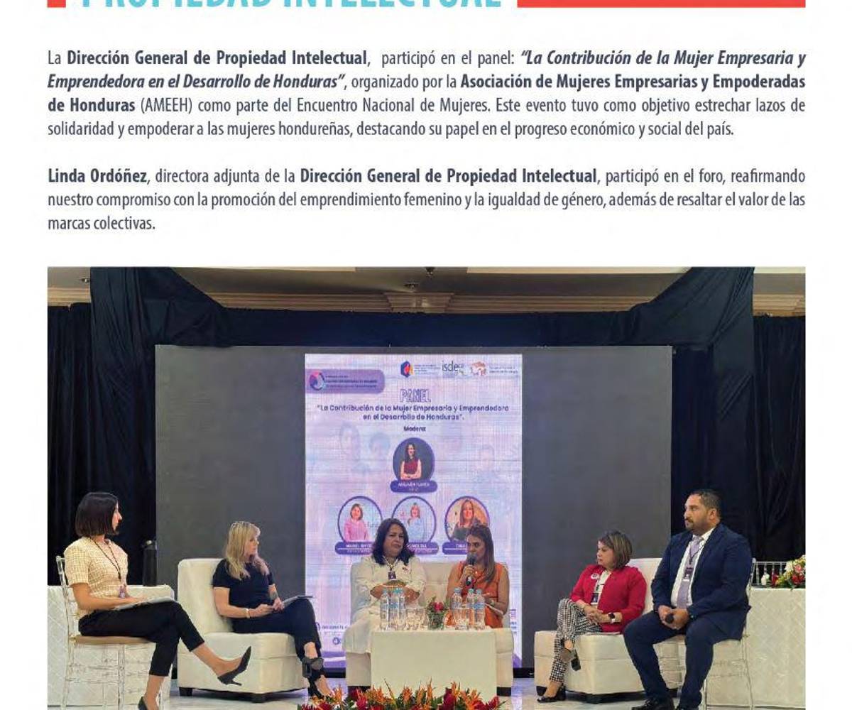 Linda Ordóñez fungió como directora adjunta de la Dirección de Propiedad Intelectual del IP. Ella informó que renunció a la institución en junio pasado.