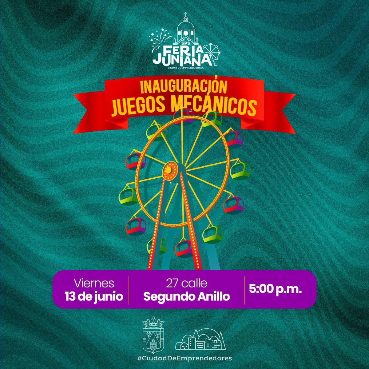 ¿Dónde y cuándo abrirán los juegos mecánicos en la Feria Juniana 2025?