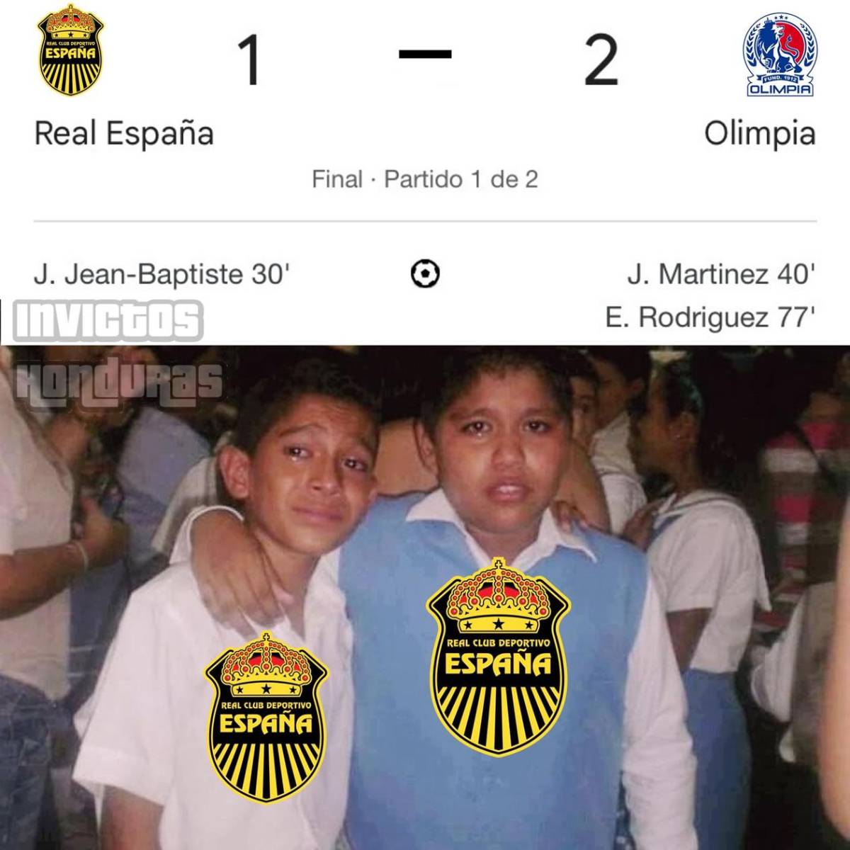 Los memes destrozan a Real España y 'Buba' López tras perder la final de ida vs Olimpia