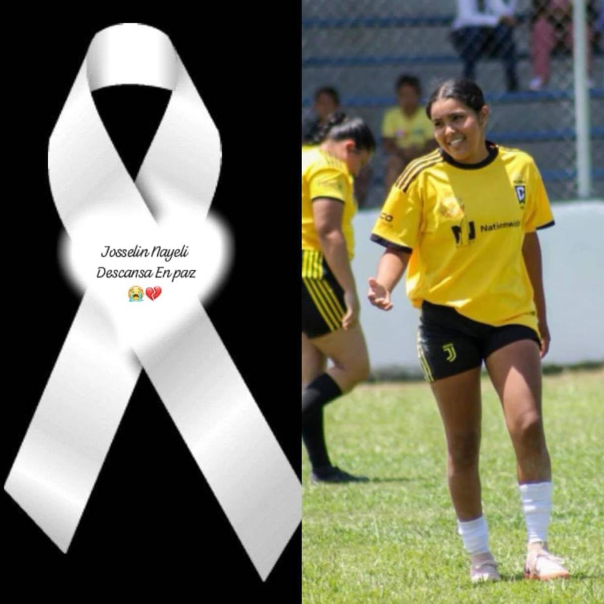 Nayeli es la joven futbolista que murió en un accidente vial; su moto quedó destruida