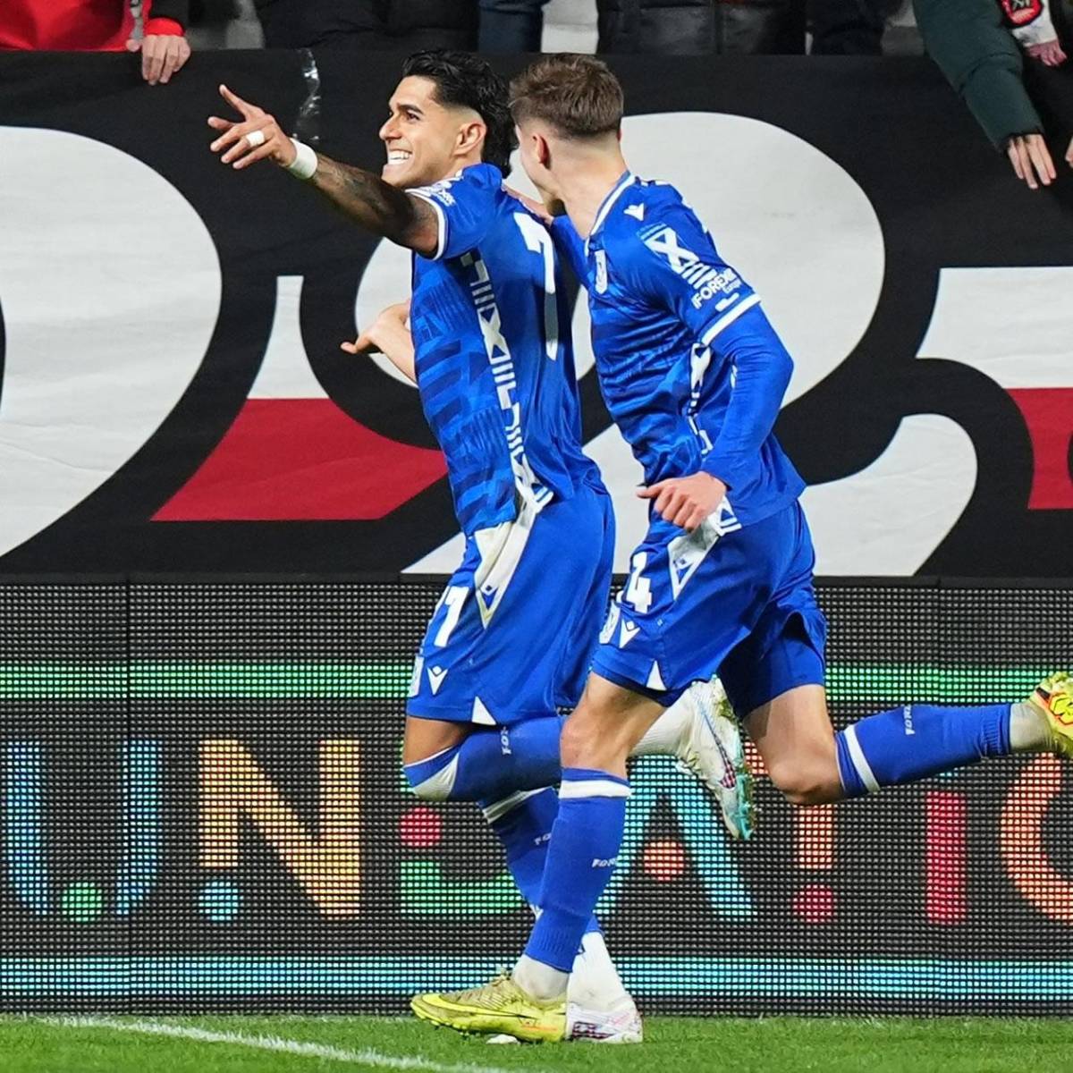 Luis Palma brilla vs Rayo, golazo, dedicatoria y la chica que lo acompañó en España