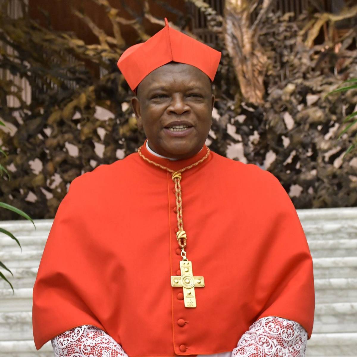 Fridolin Ambongo, el cardenal africano que resuena en el cónclave