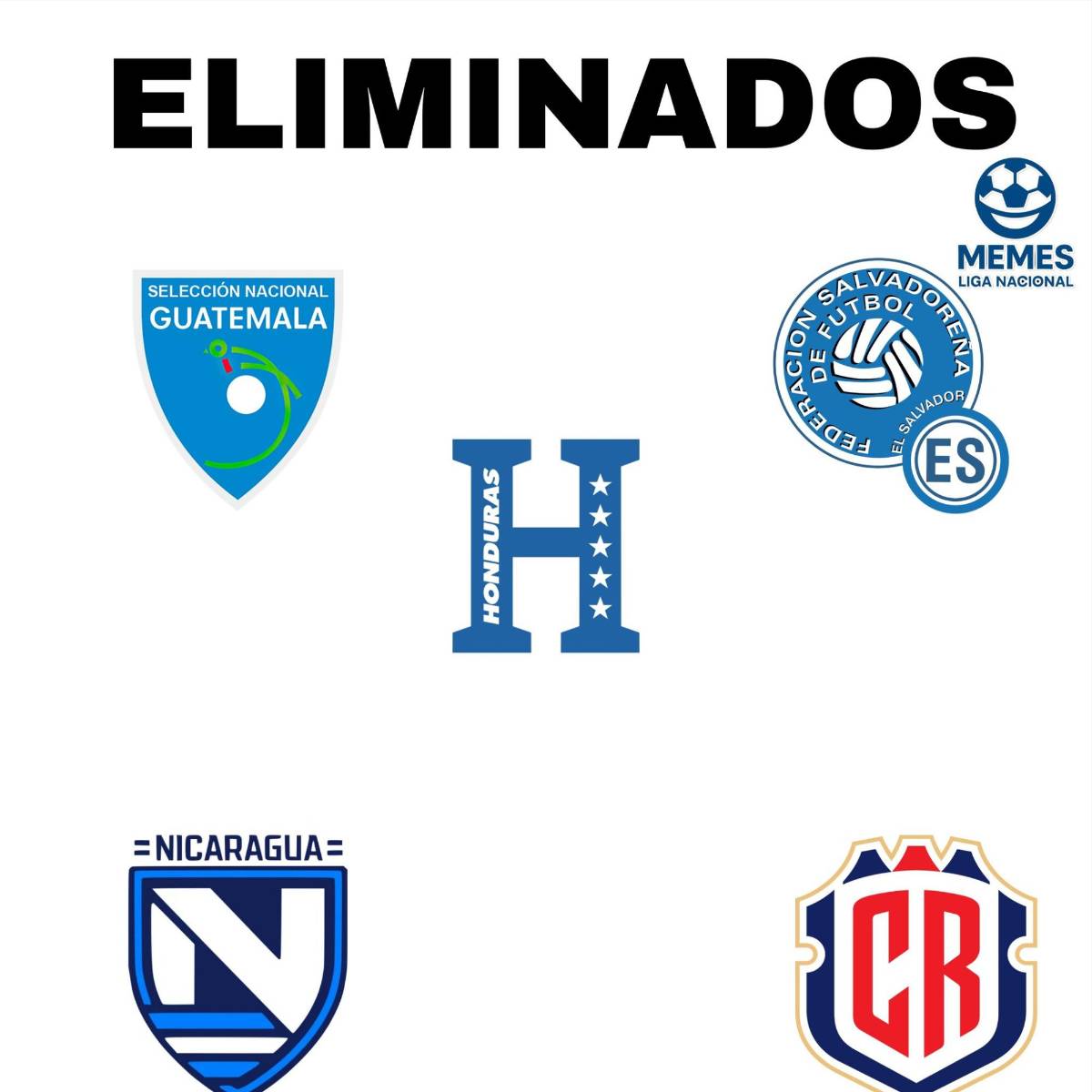 Honduras y Costa Rica reciben burlas tras quedarse sin ir al Mundial