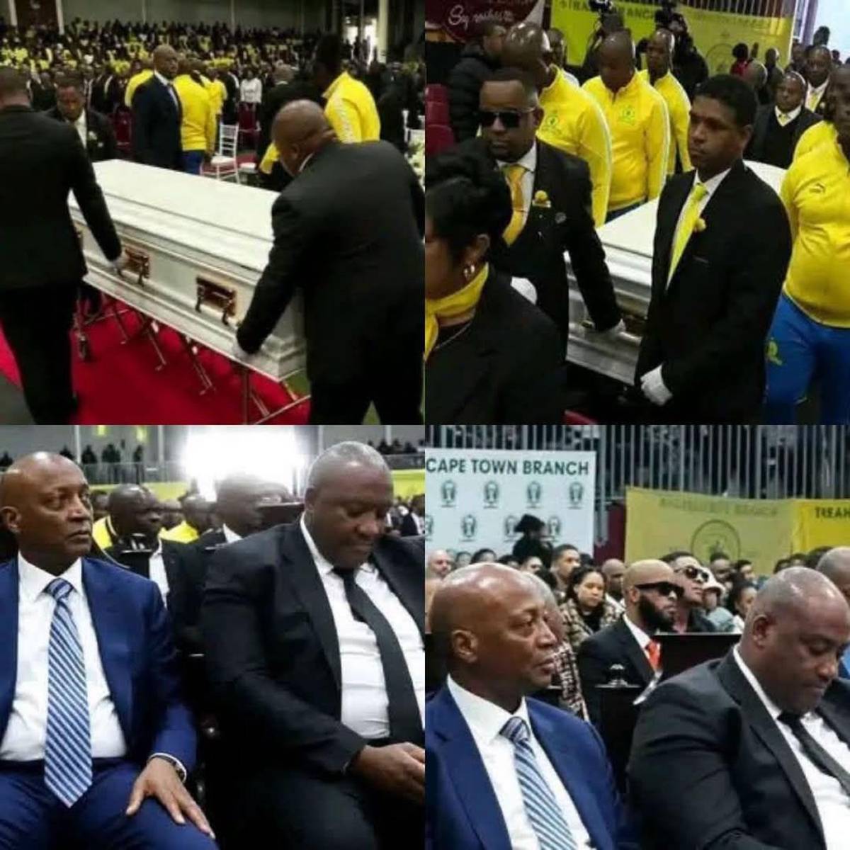 Llanto en funeral de Jayden Adams, fallecido tras el Mundial: triste imagen de mujer e hijo