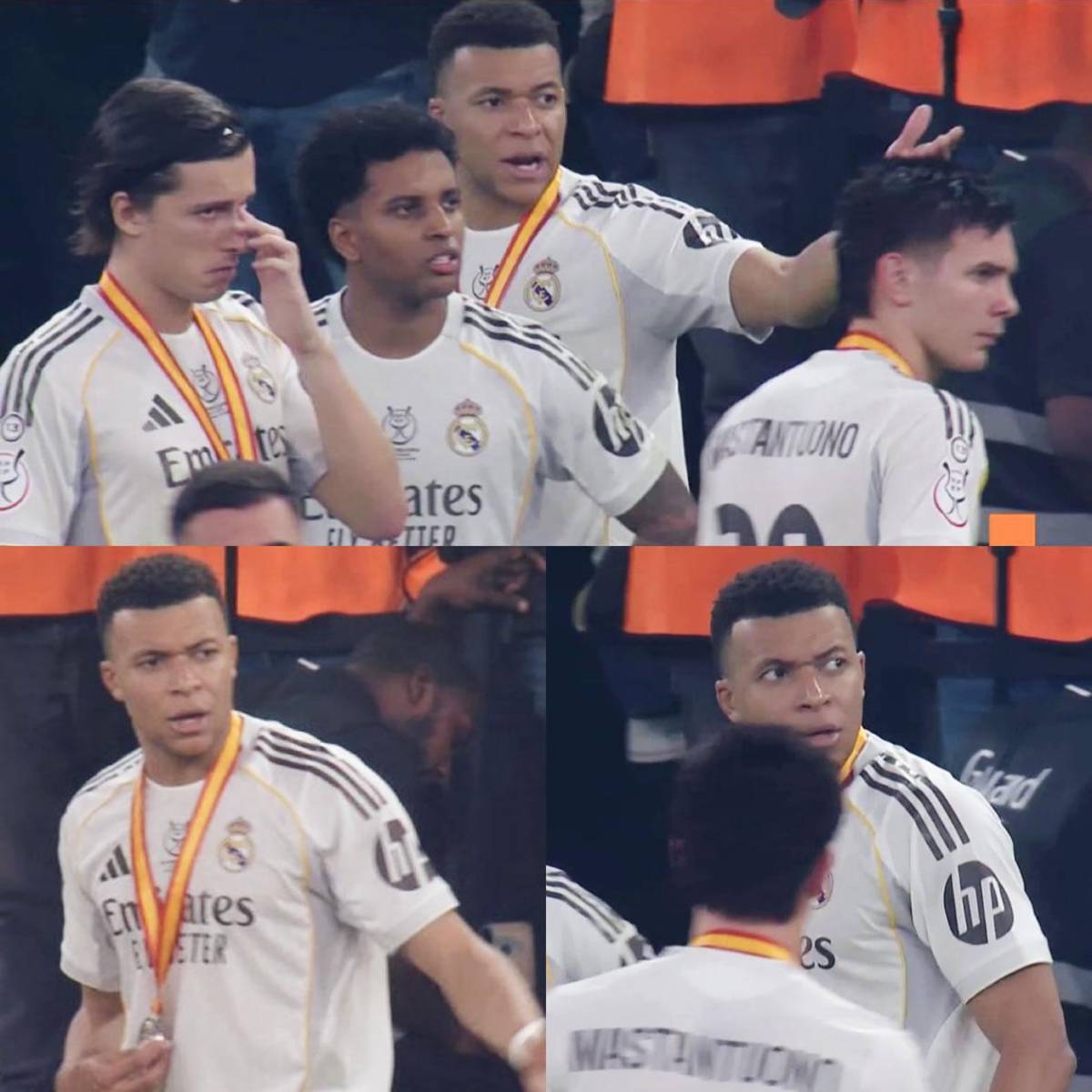 Mbappé mal perdedor, gesto de Florentino con Flick y alocado festejo de Barcelona