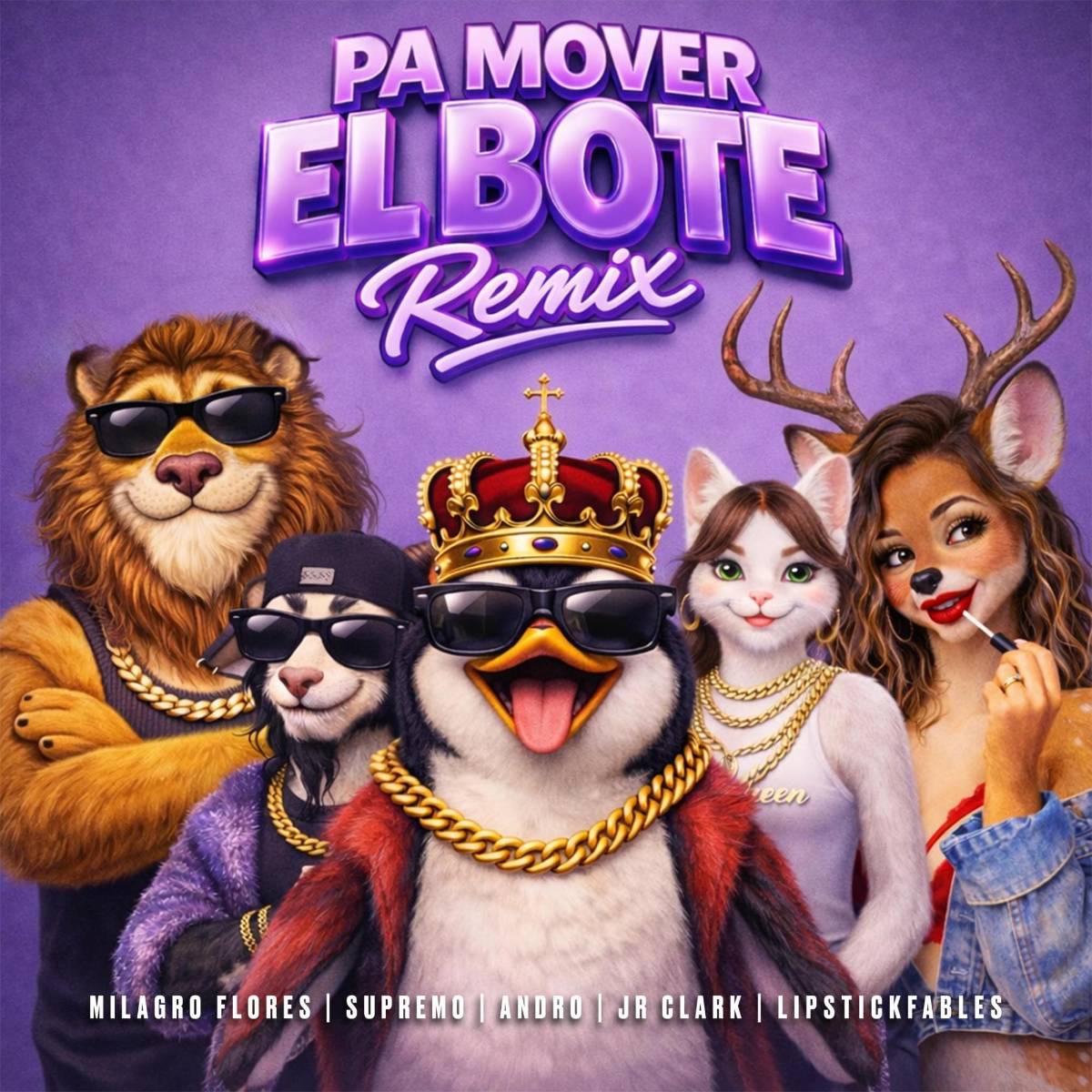 Milagro Flores y Jr Clark se unen a Supremo en el dembow Pa' mover el bote remix