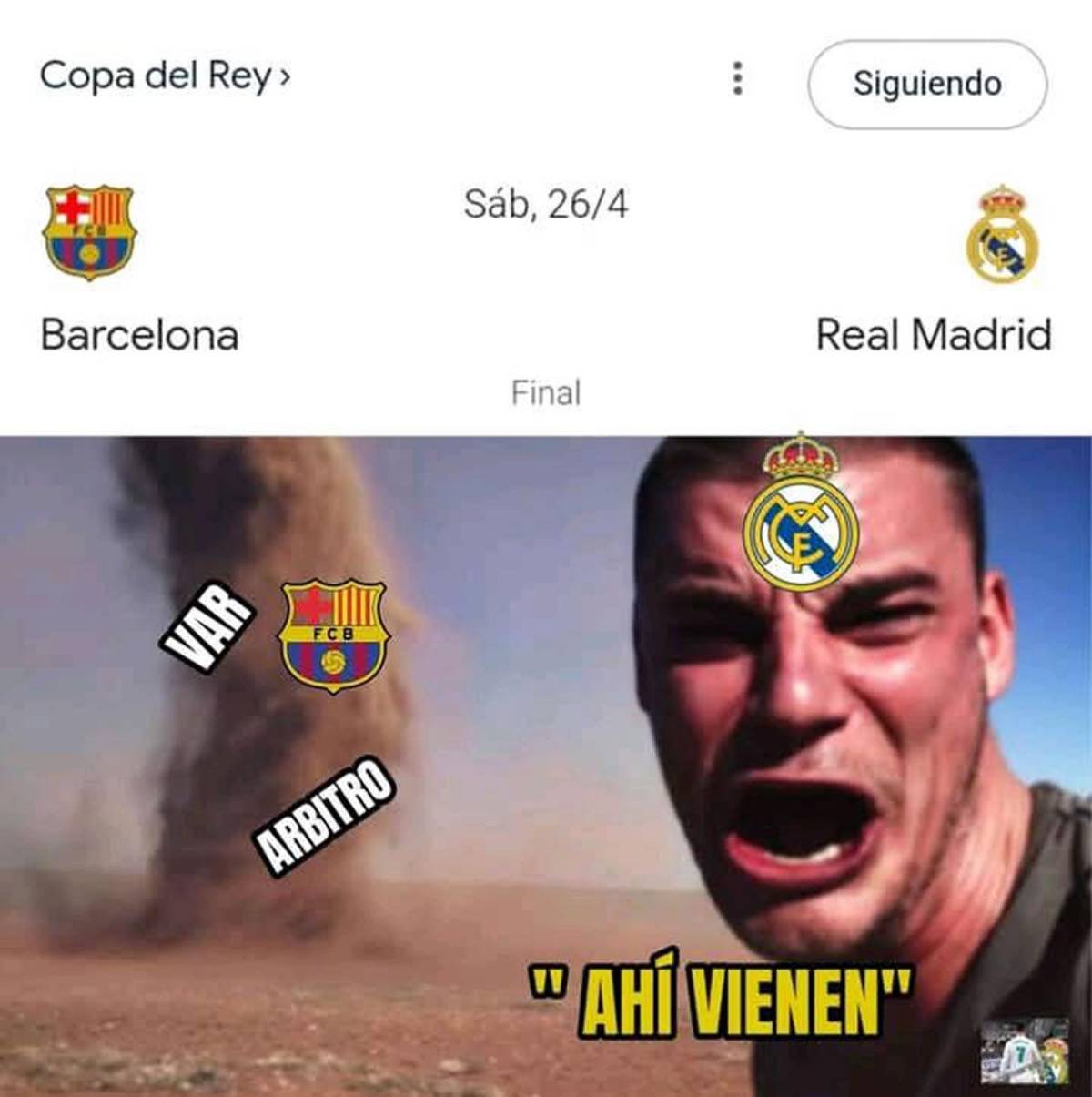 Los memes se burlan del Real Madrid por su plantón en la Copa del Rey