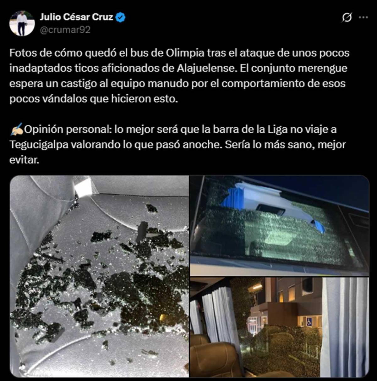 Concacaf debe descalificar a Alajuelense: prensa reprocha ataque al Olimpia en Costa Rica