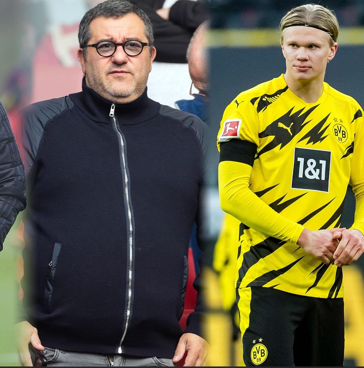 Mino Raiola aseguró que Erling Haaland se irá del Borussia Dortmund.