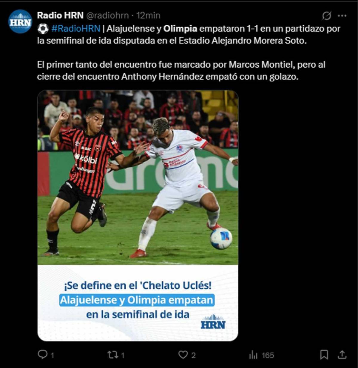 Prensa reacciona a la ventaja de Olimpia ante Alajuelense tras empate: alarma en Costa Rica
