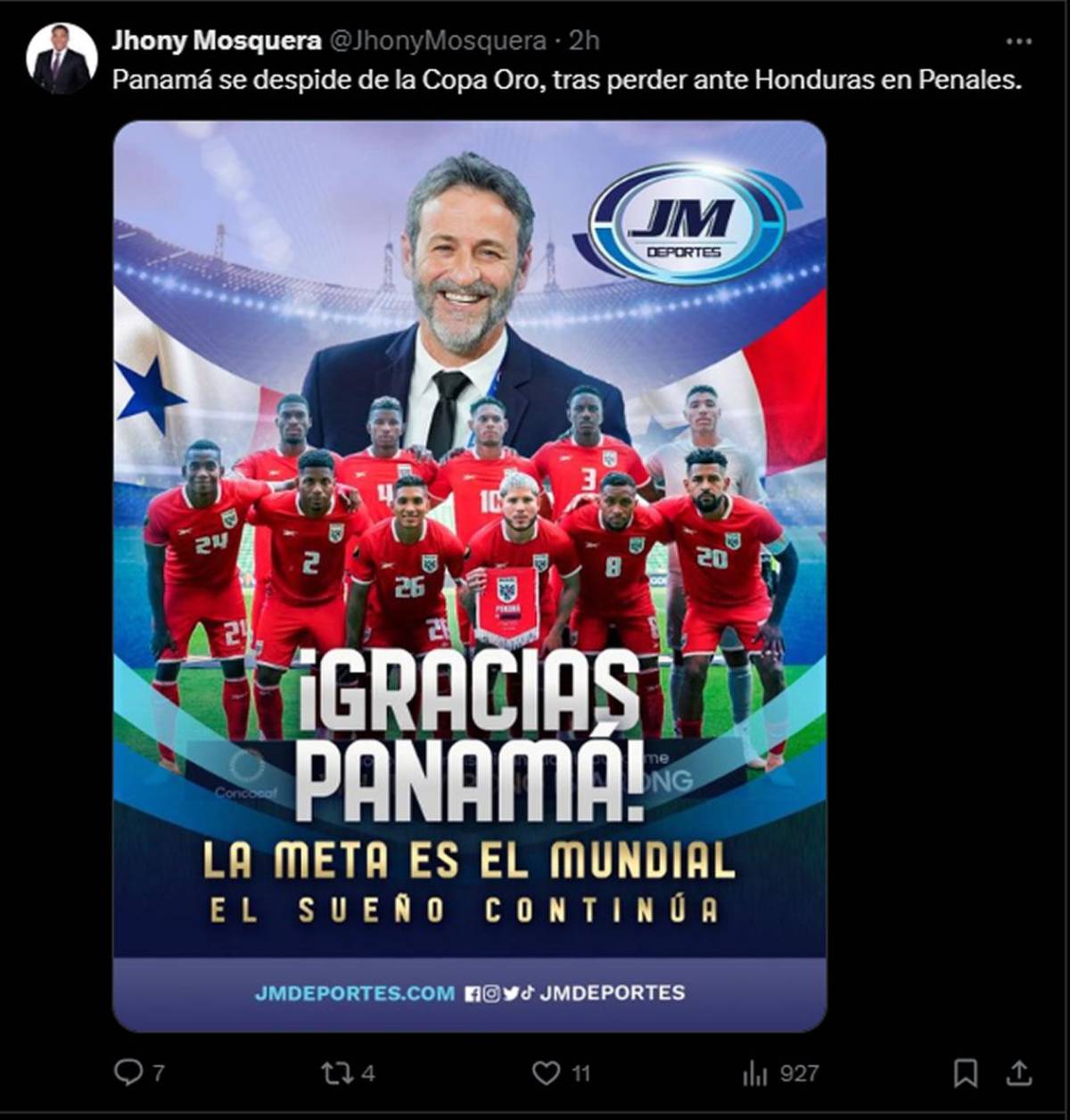 En Panamá reaccionan dolidos tras eliminación vs Honduras: ponen en su lugar a 'ChepeBomba'