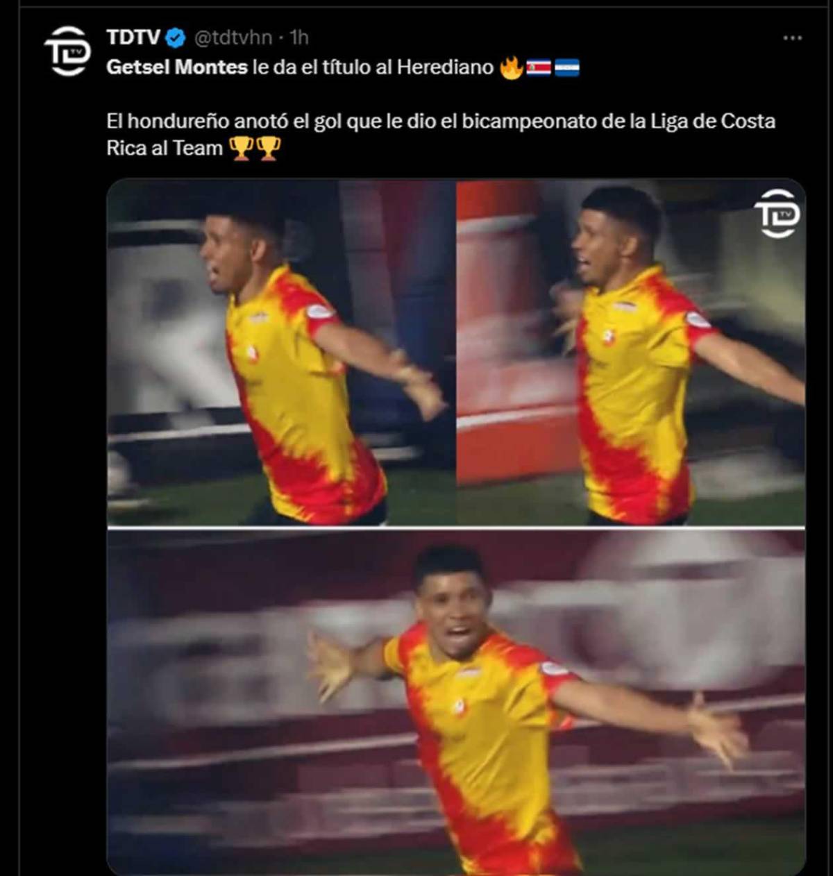 Fantástico: Getsel Montes se lleva los halagos tras darle el título al Herediano