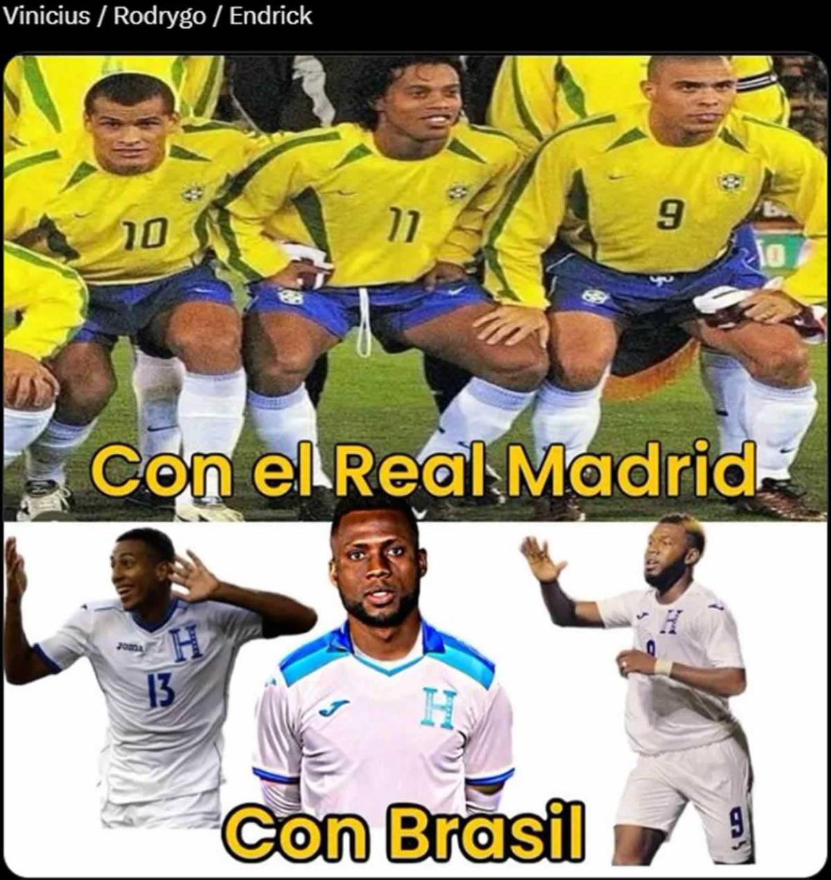 Memes de la goleada de Argentina a Brasil: burlas a Raphinha y Vinicius