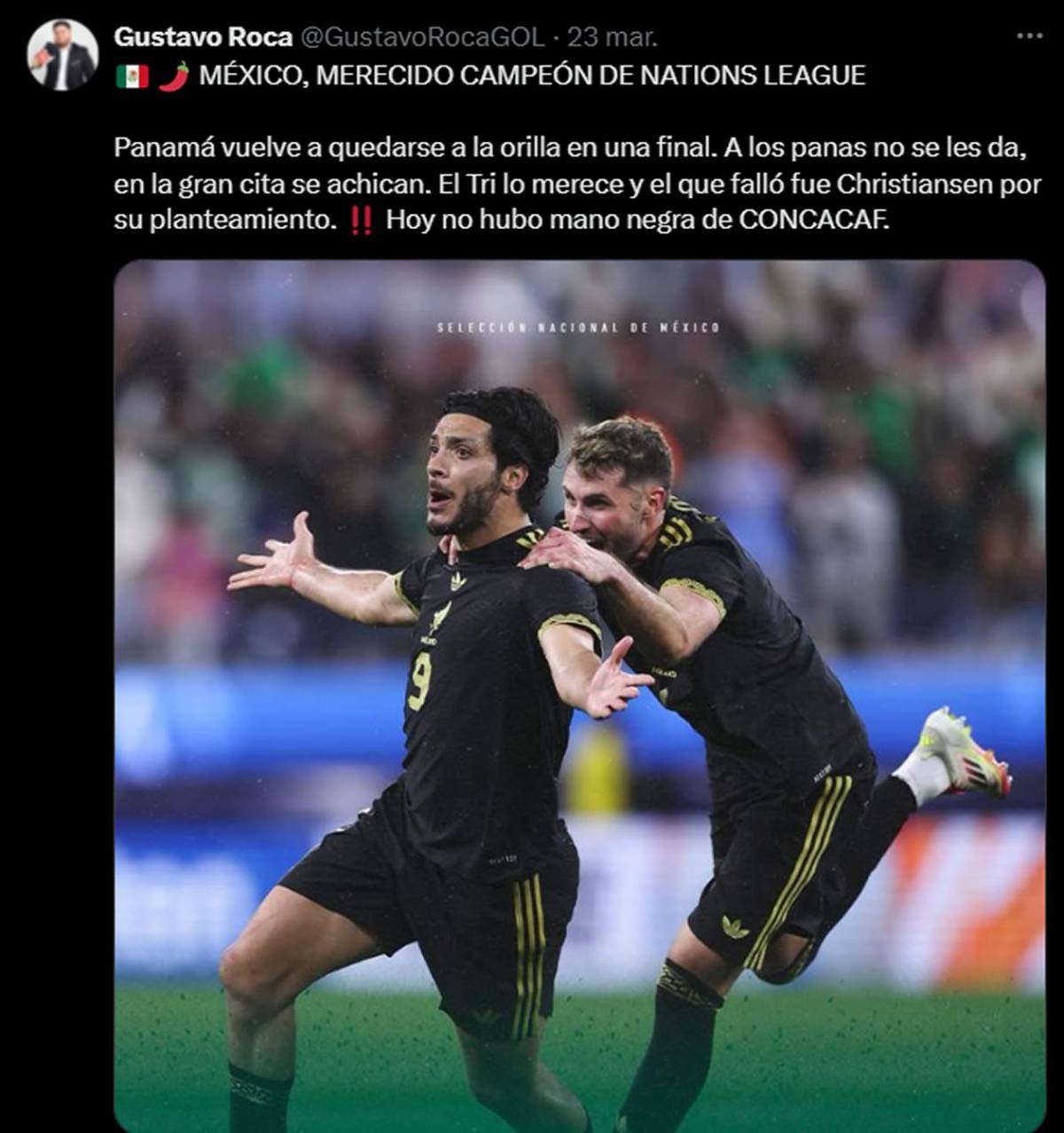 Panamá sufre vs México: ChepeBomba se burla de Honduras y Faitelson reacciona