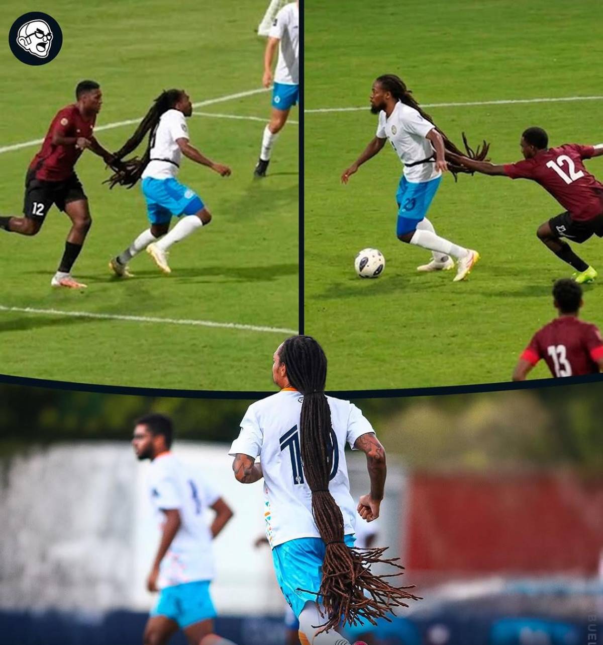 Concacaf: jugador con el pelo más largo causa revuelo y provoca dos insólitas expulsiones