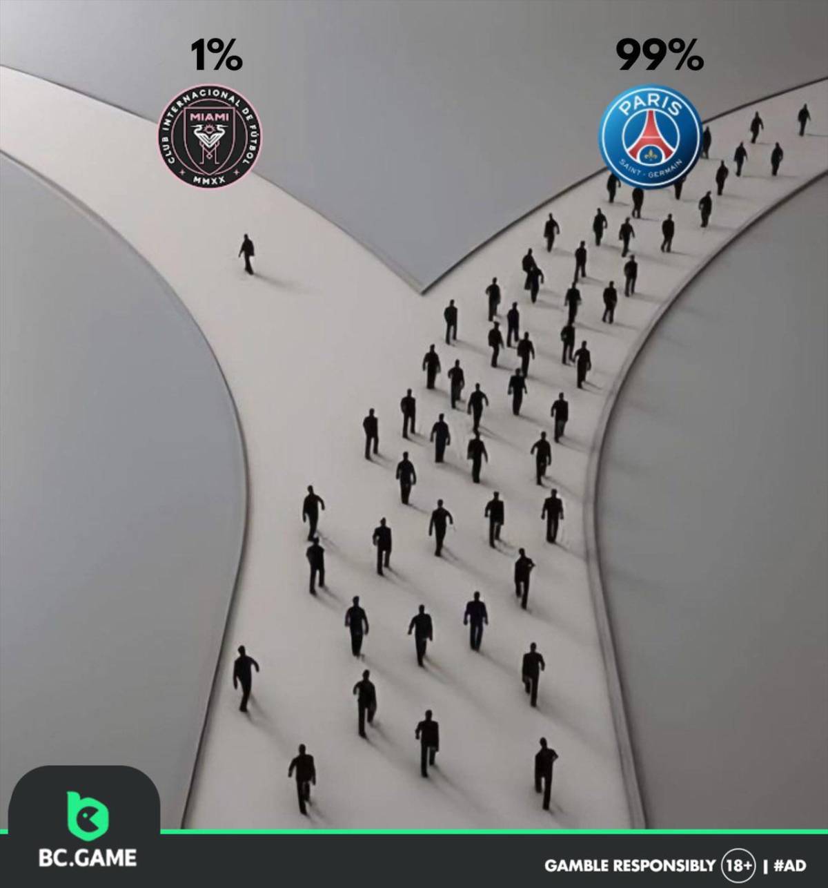 Messi es víctima de burlas: los crueles memes tras goleada del PSG al Inter Miami