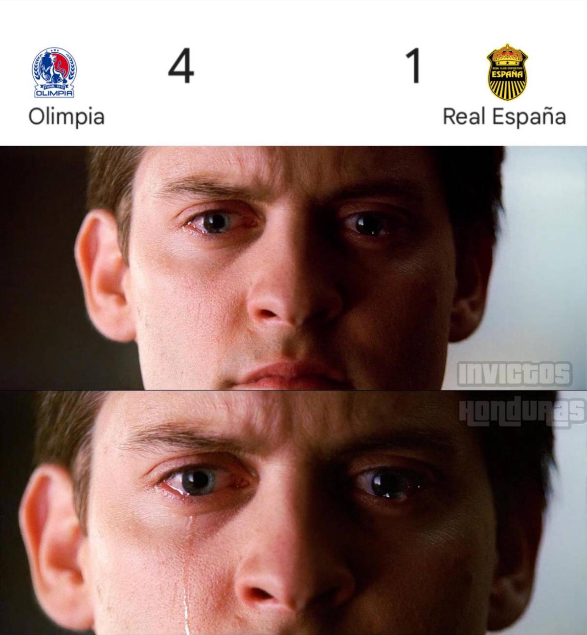 Memes se burlan de Real España tras goleada del Olimpia en la final