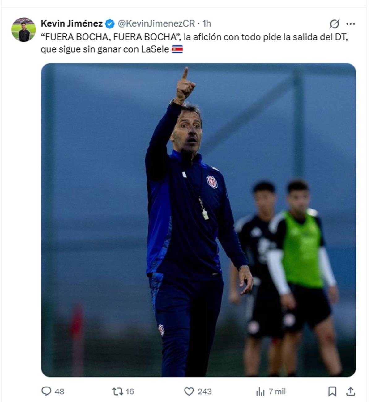 Duros ataques a Costa Rica y piden la cabeza del culpable ante Curazao: 'Chepe Bomba' dispara