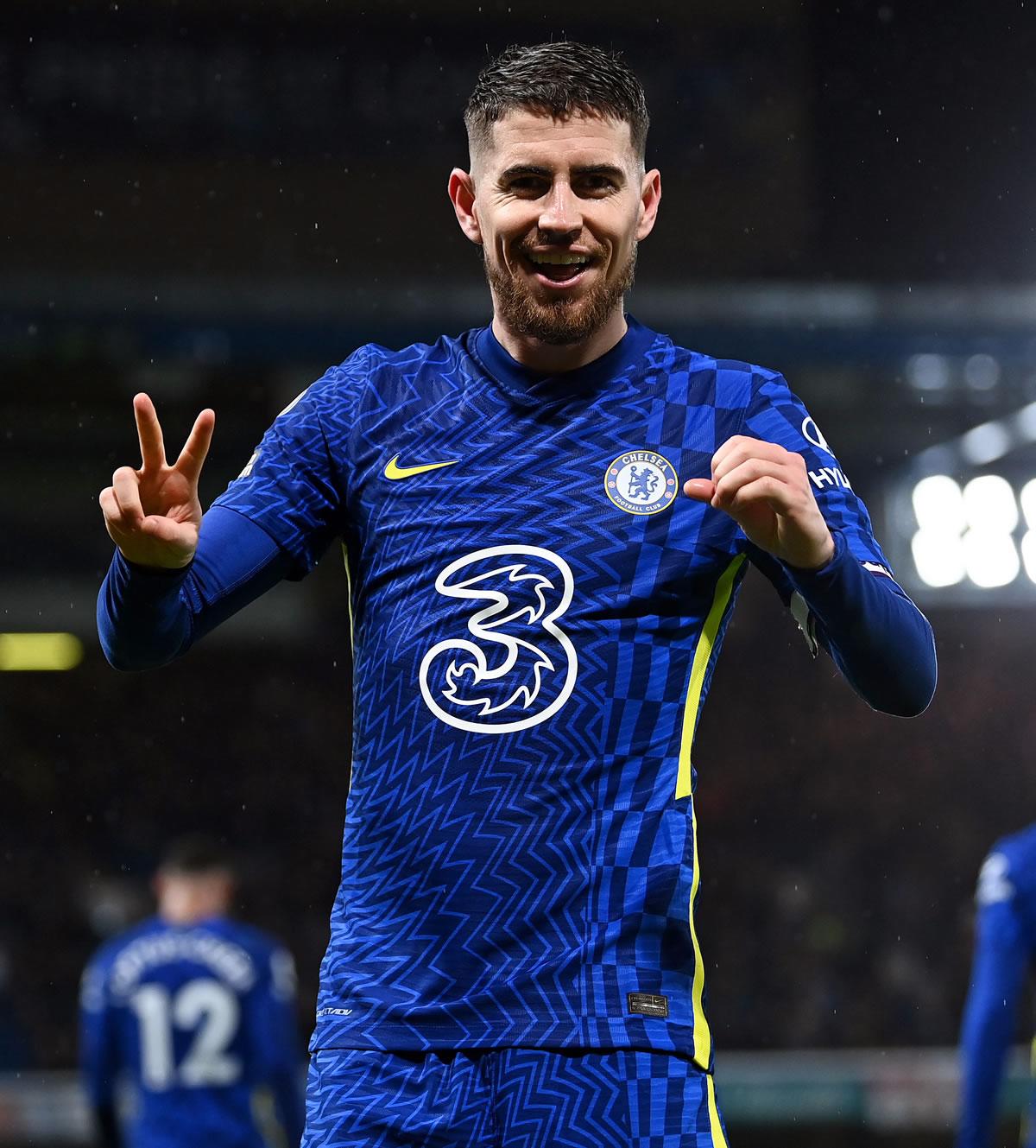 Jorginho marcó el gol decisivo para los blues contra el Leeds.