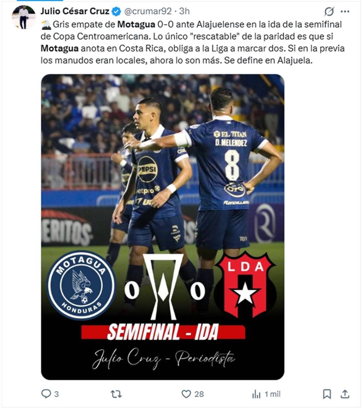 Duras críticas a Motagua y señalan a dos tras empate vs Alajuelense: ¡Pechos fríos, equipo chico!