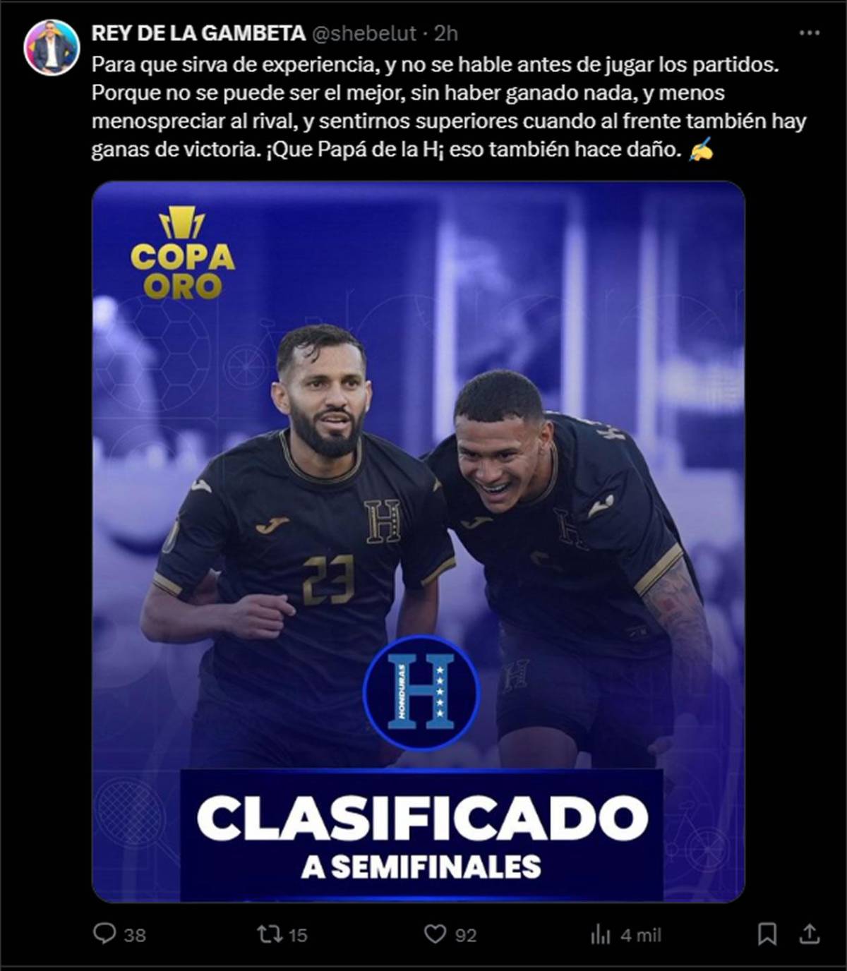 En Panamá reaccionan dolidos tras eliminación vs Honduras: ponen en su lugar a 'ChepeBomba'