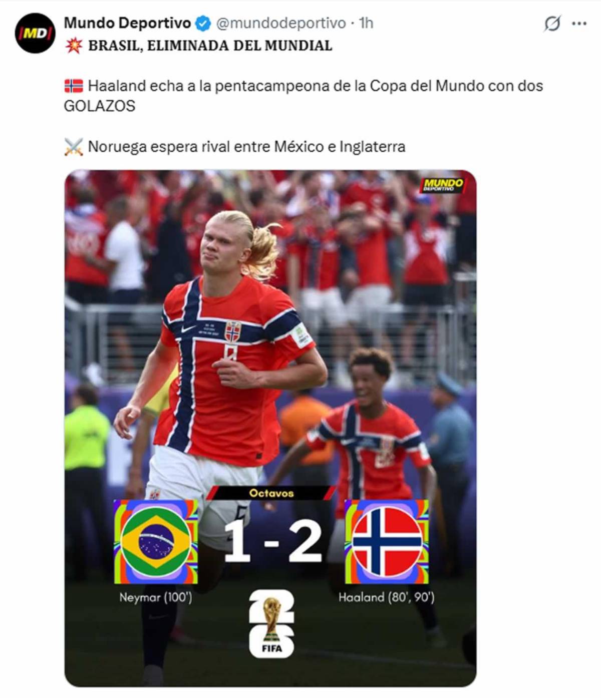 Brasil llora eliminación, señalan culpable, decisión de Neymar y en Argentina se burlan