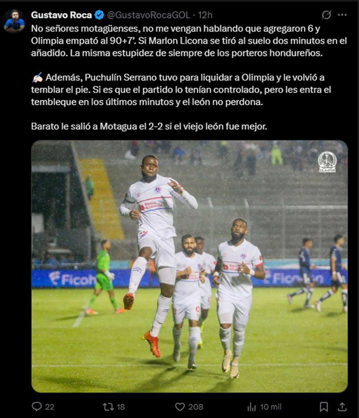 Increíble lo del árbitro y tembleque: Reacción de prensa tras polémico Olimpia vs Motagua