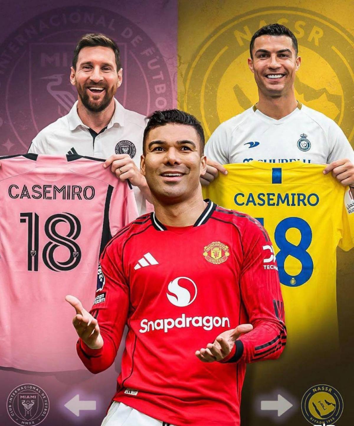 Traición a Cristiano Ronaldo: rechazó a Al Nassr y jugará con Messi en el Inter Miami