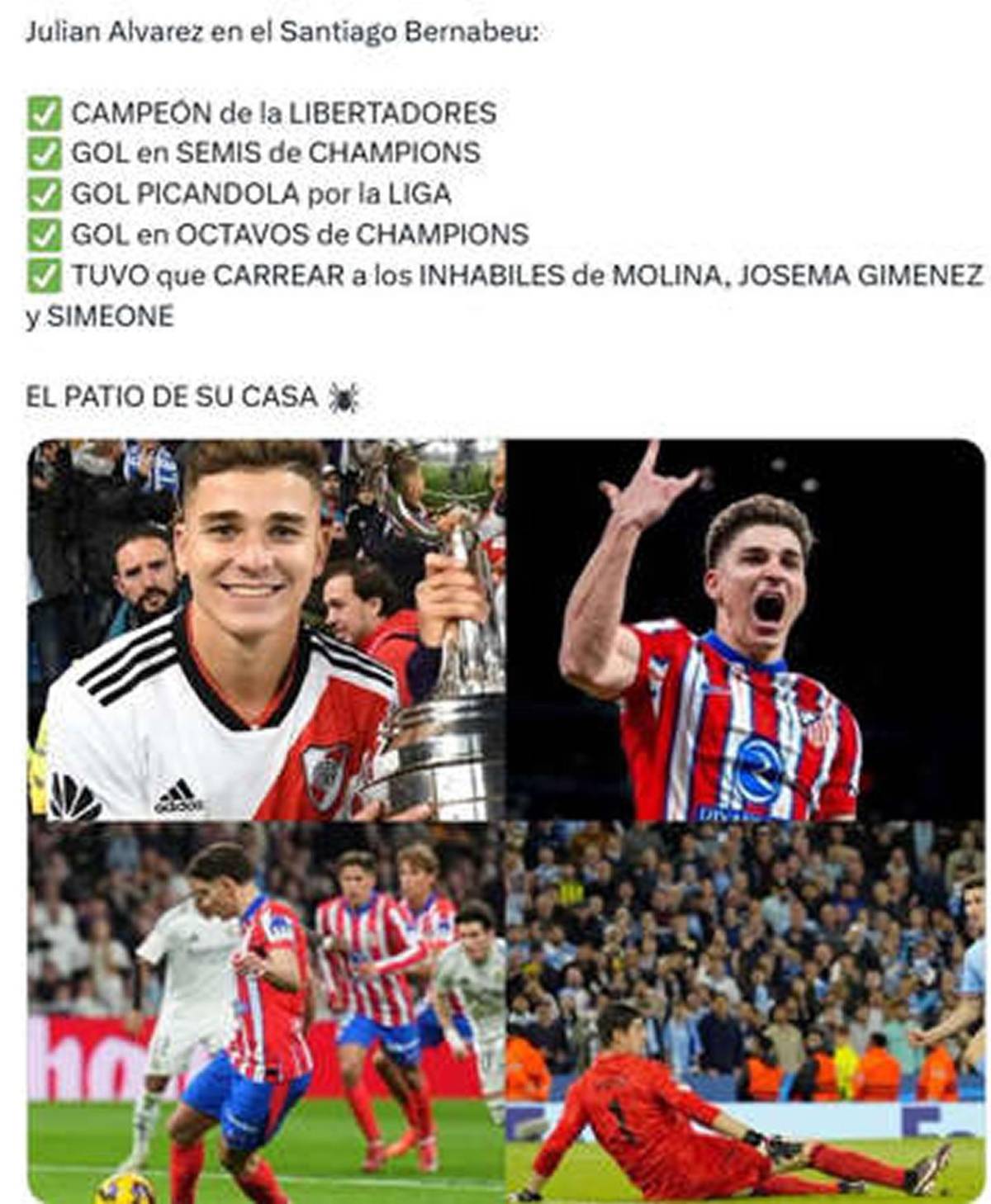 Los memes del triunfo de Real Madrid: se burlan de Atlético y Barcelona