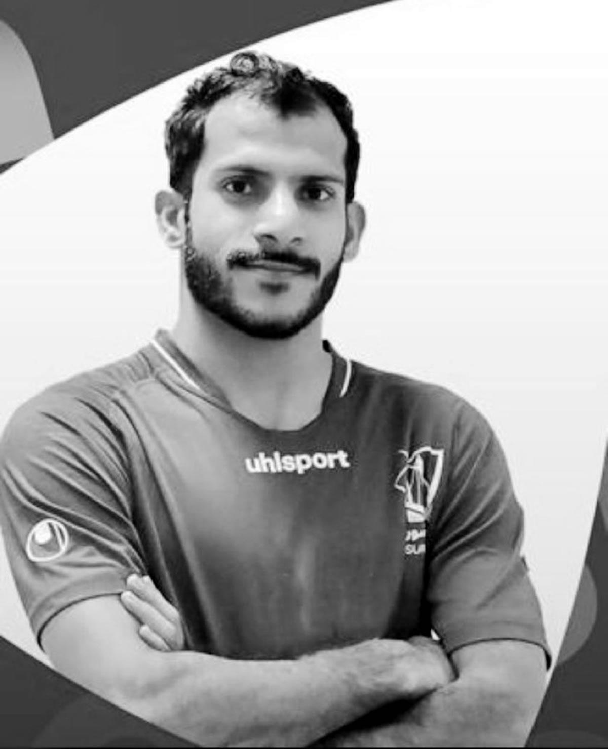 Mukhaled Al-Raqadi tenía 29 años y se desempeña en la posición de defensa.