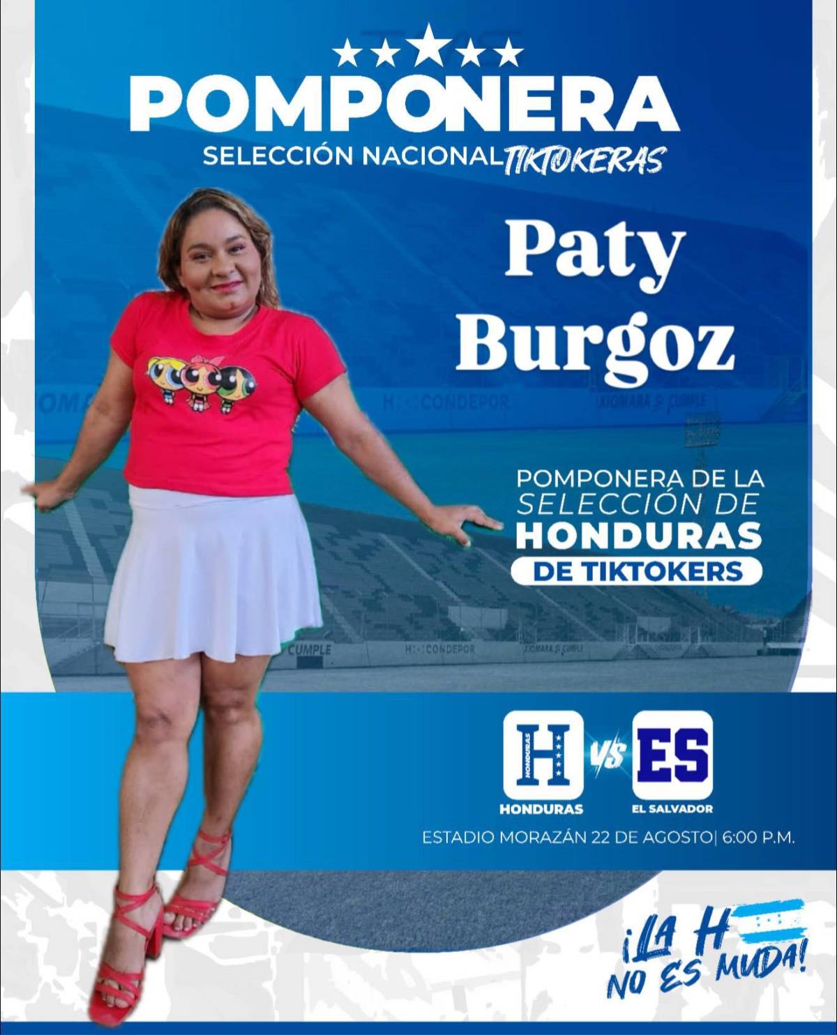 TikTokers Honduras-El Salvador: confirman a las bellas pomponeras para el juego