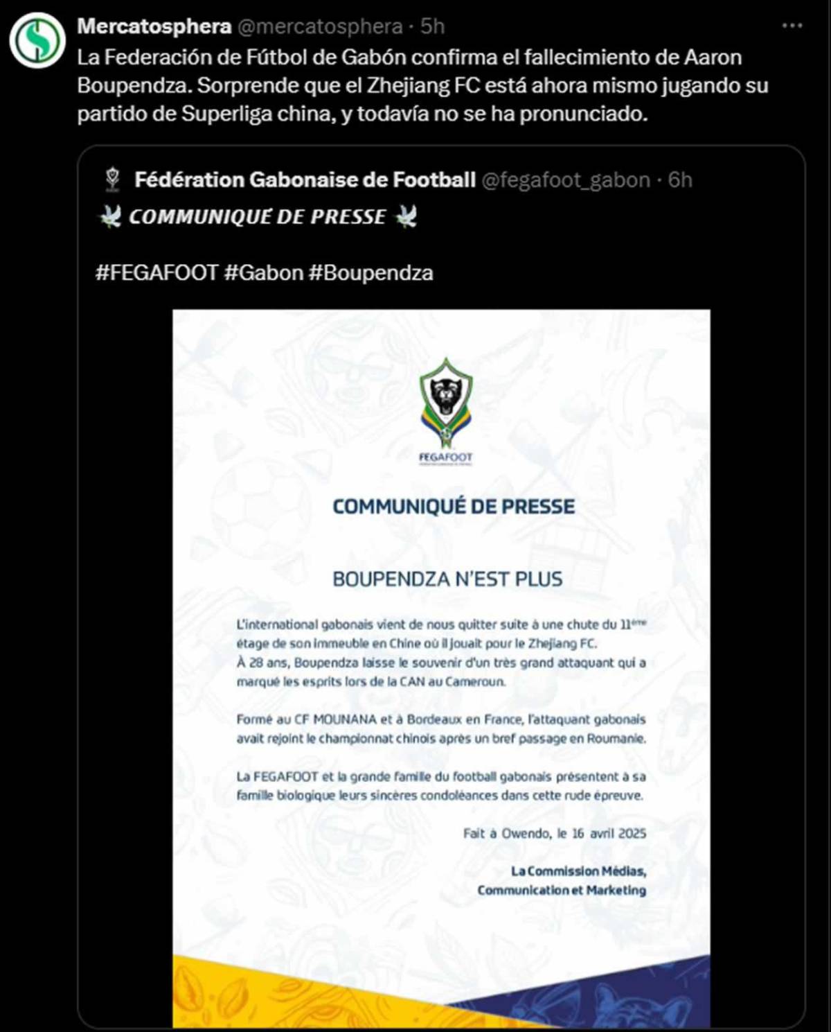 Conmoción por misteriosa muerte de reconocido futbolista: cayó de un piso 11