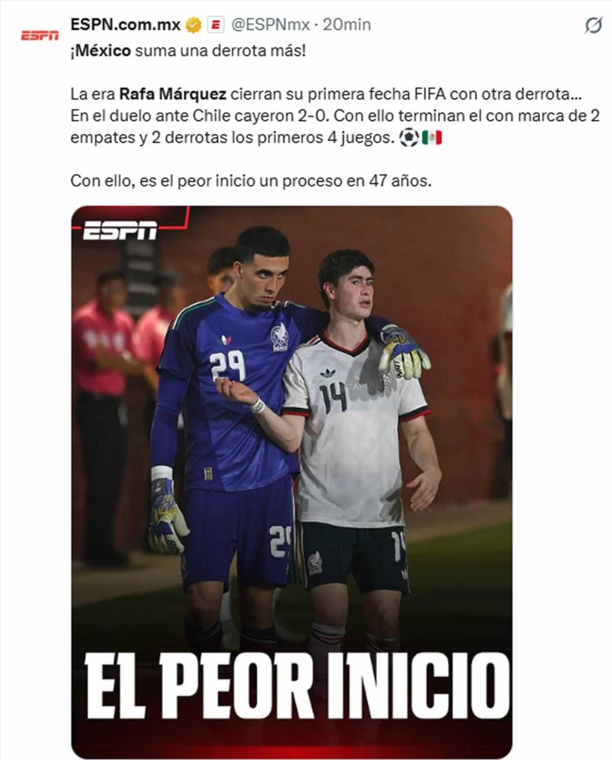 Fuertes críticas para México, Faitelson dispara con dureza y burlas para Rafa Márquez