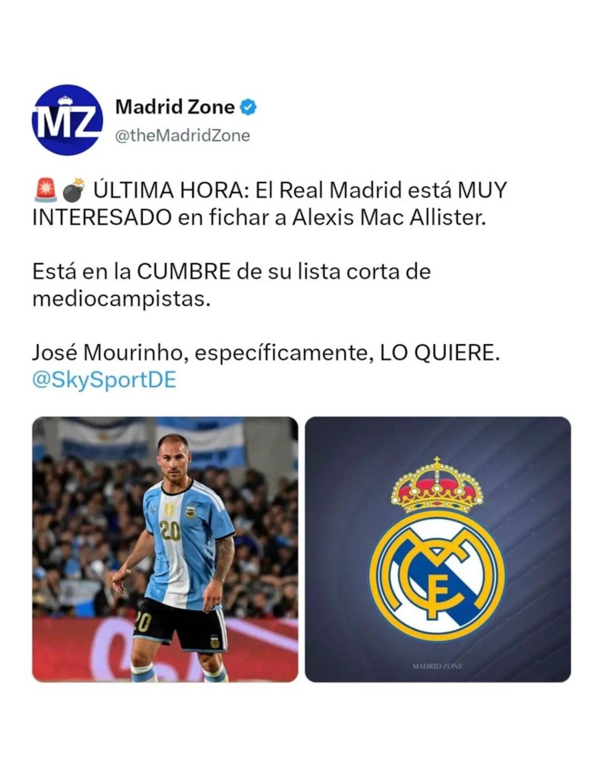 Colocan a campeón del mundo como primer fichaje del Real Madrid la próxima temporada