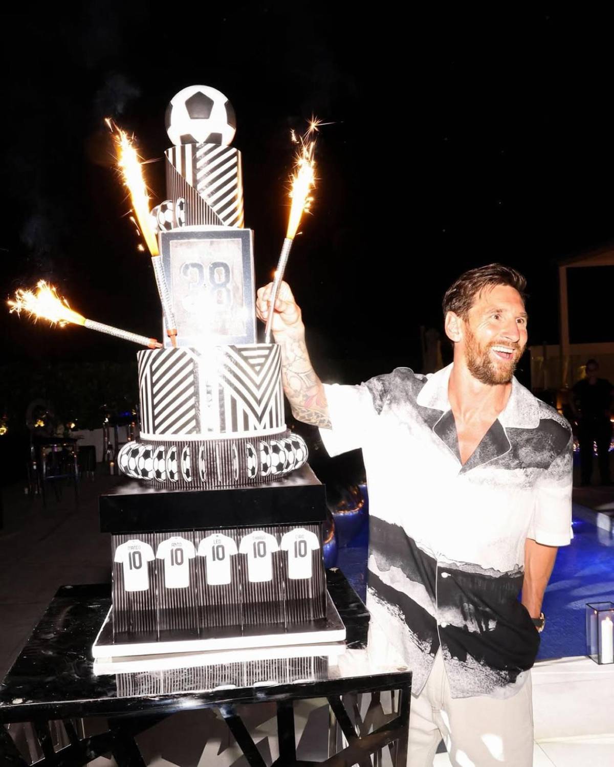 Messi festejó su cumpleaños 38 con fiesta íntima: Antonela, invitados y regalo especial
