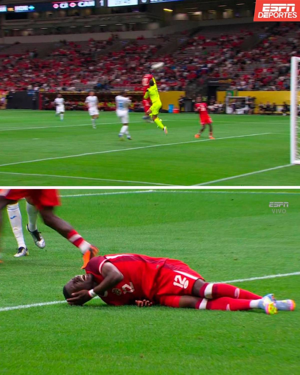 Honduras sufre humillante goleada: tristeza, euforia de Canadá y fea acción de Menjívar