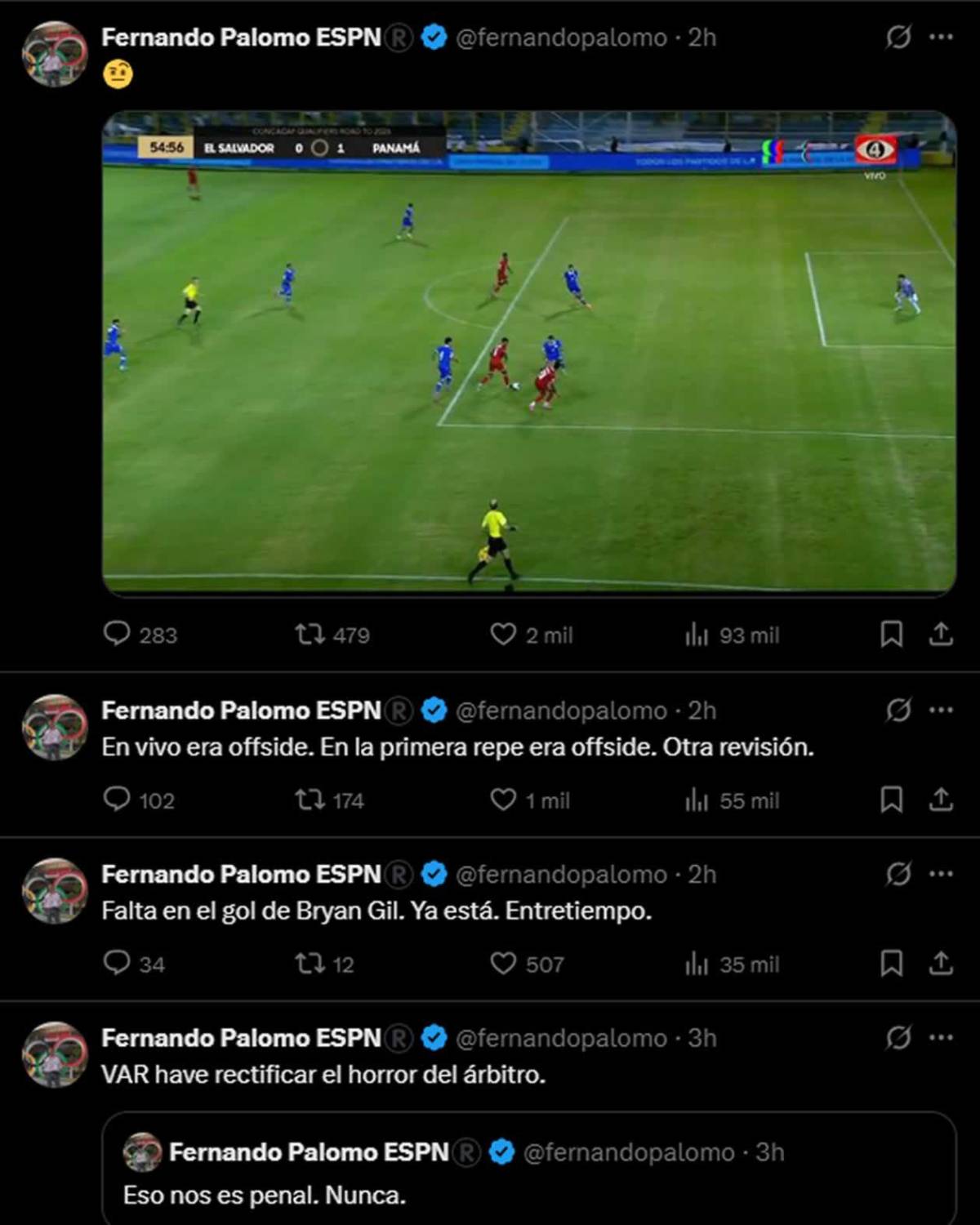 Prensa reacciona a triunfo de Panamá en El Salvador y 'ChepeBomba' se acuerda de Honduras: Robo