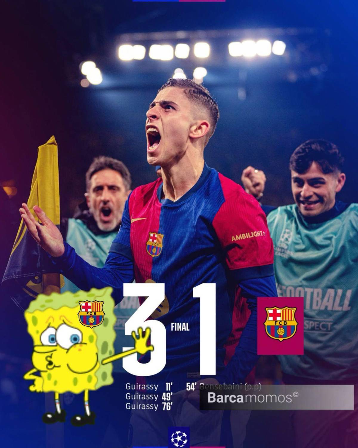 Memes no perdonan: burlas al Barcelona tras susto ante Dortmund en Champions