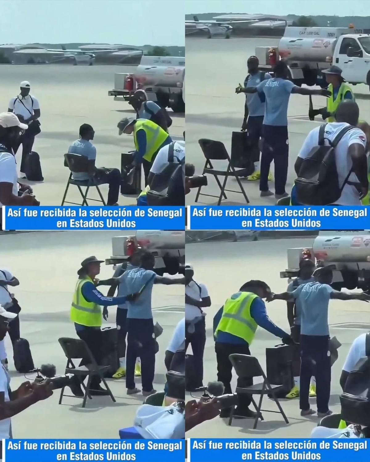 Como criminales: EEUU recibe con cacheos y perros rastreadores a selecciones del Mundial