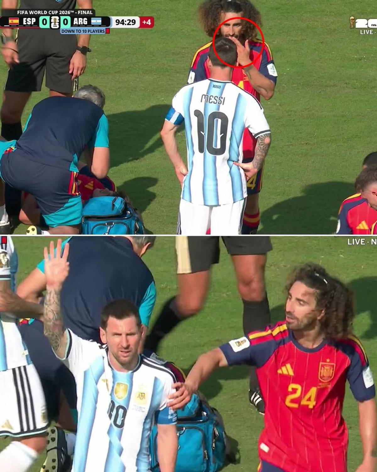 Messi y su triste adiós, gesto de Lamine con Leo, pelea de Paredes y polémica de Cucurella