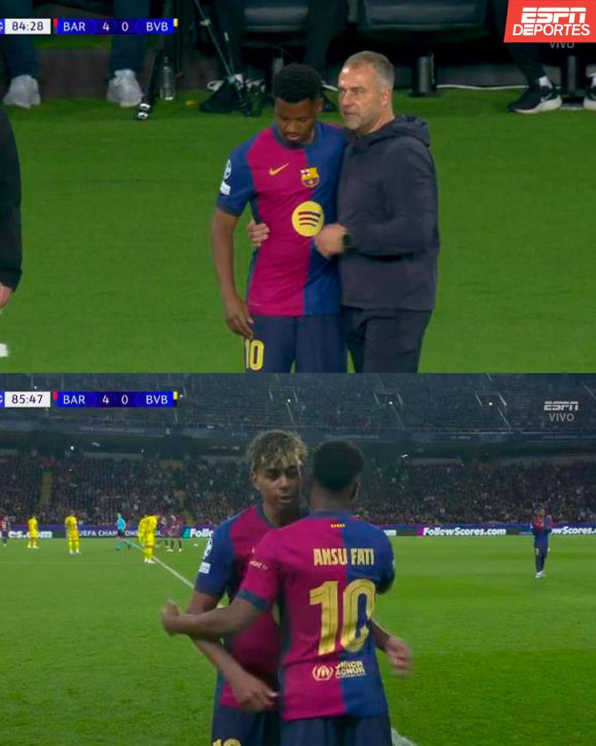 El baile del Barcelona, lujito de Lamine, alarma y tristeza del Dortmund