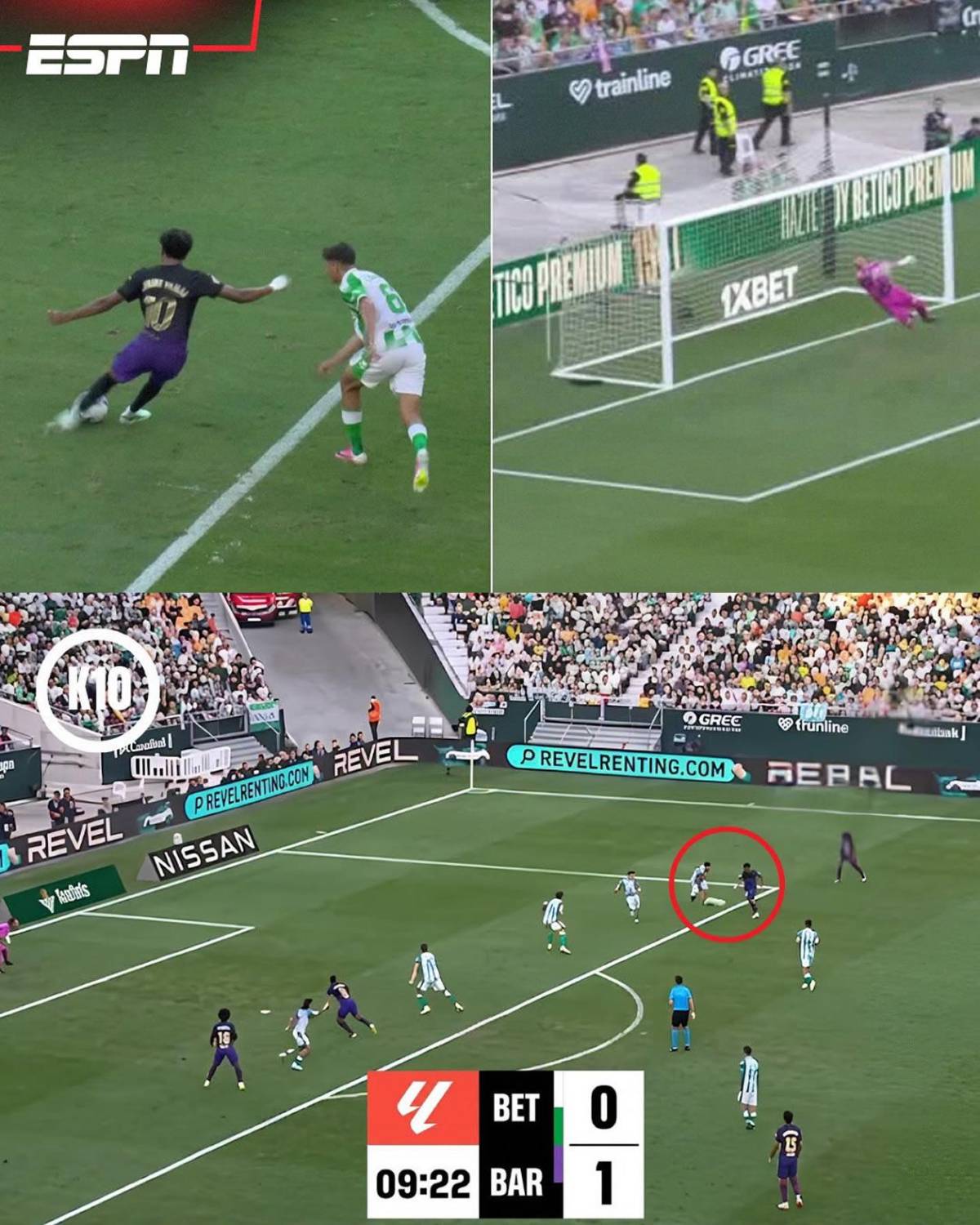 La provocación de Lamine Yamal, polémica arbitral que 'ayudó' al Barcelona y enfado del Betis